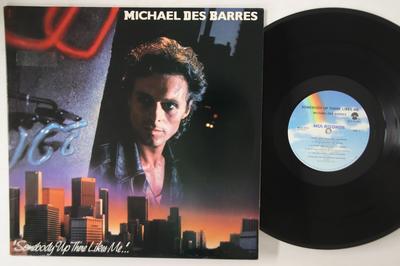 LP Record MICHAEL DES BARRES - Somebody Up There Likes Me MCA5763 MCA 1986 US Rock Used