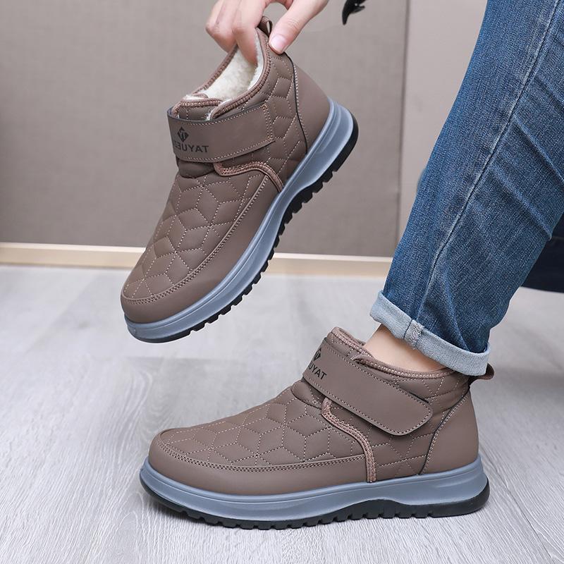 Shoes Men's 2025 Winter New Foreign Trade Snow Boots Outdoor Fleece Cold Resistant Warm Cotton Boots Casual Versatile