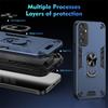 For Samsung Galaxy A06 A16 A26 A36 A56 5G Shockproof Armor Case For Galaxy A07 A17 A27 A37 A57 4G With Metal Ring Magnetic Capa