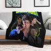 Jason 'JD' Dean Retro Tee. Throw Blanket Camping anime Furry Shaggy Blankets Winter beds For Baby Picnic Blankets