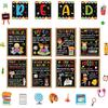 BelleAngle 36pcs Reading Strategy Posters Classroom Decorations Educational Reading Bulletin Board Set for Kindergarten PreSchool Daycare Library