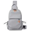 Trendy Men's Chest Bag Crossbody Bag Multi-functional Outdoor Cycling Sports Shoulder Bag Large Capacity Postage Bag