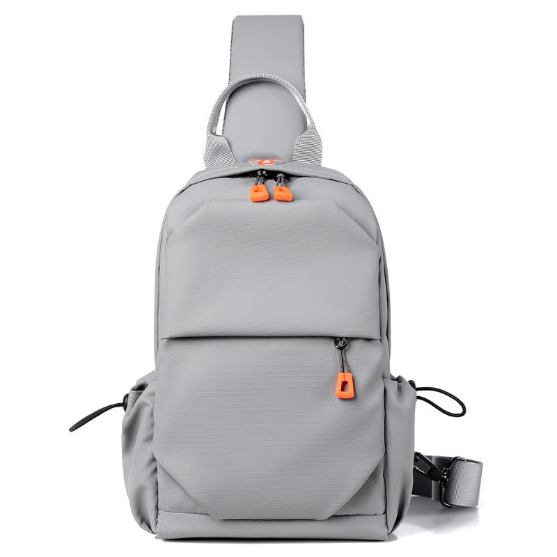 Trendy Men's Chest Bag Crossbody Bag Multi-functional Outdoor Cycling Sports Shoulder Bag Large Capacity Postage Bag