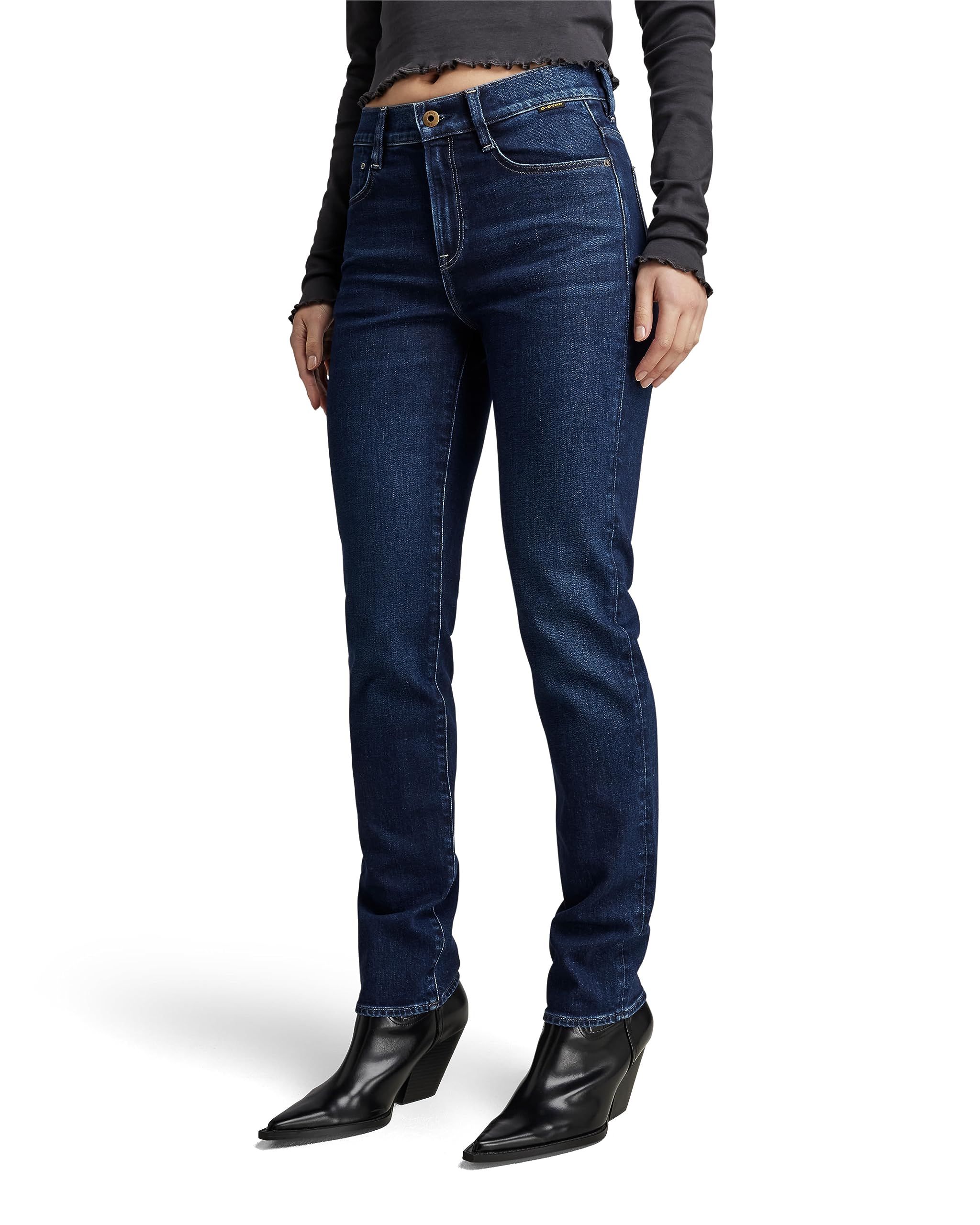 Женские джинсы G-Star RAW Ace 2.0 Slim Straight Wmn D23638-C052-G115 синие