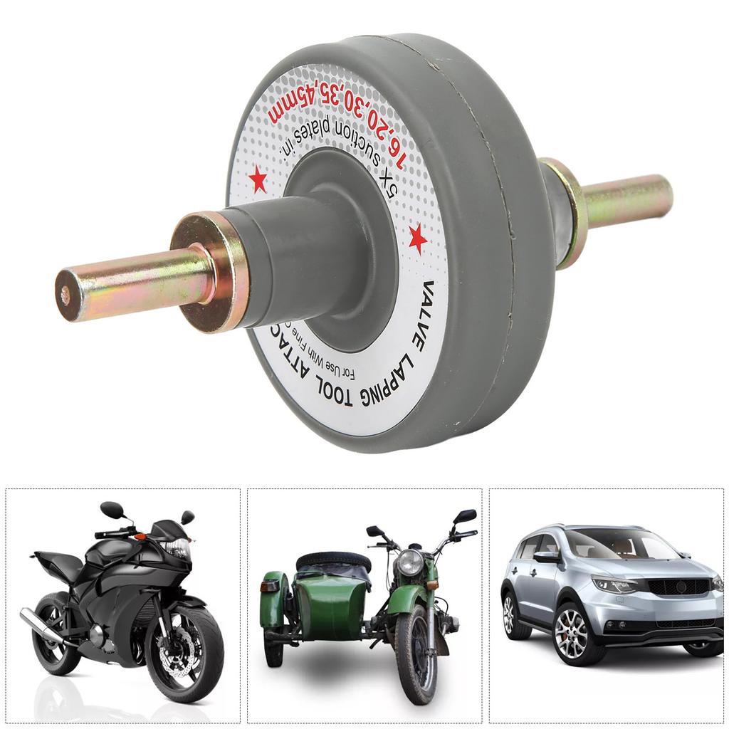 Ventillappeverktøyfestesett Universalt lettventillappeverktøy Slitesikkert med 5 sugeplater for sliping