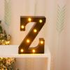 Cross-border Hot-Selling Black LED Letter Lamp for Proposal, Festival Decoration, and Ambiance Arrangement