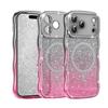 Sparkling Wireless charge case back cover for iPhone 17/17 Air/17 Promax, For iPhone 13/14 Plus/15/16E Bling Bling Phone Case