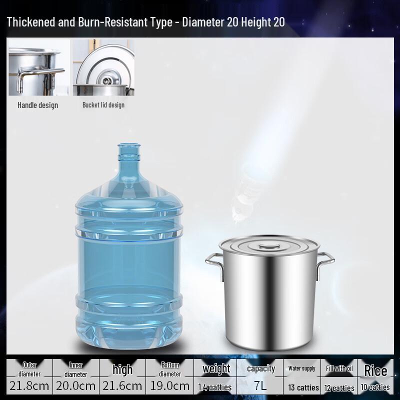 YiHuan Thickened Stainless Steel Commercial Pot