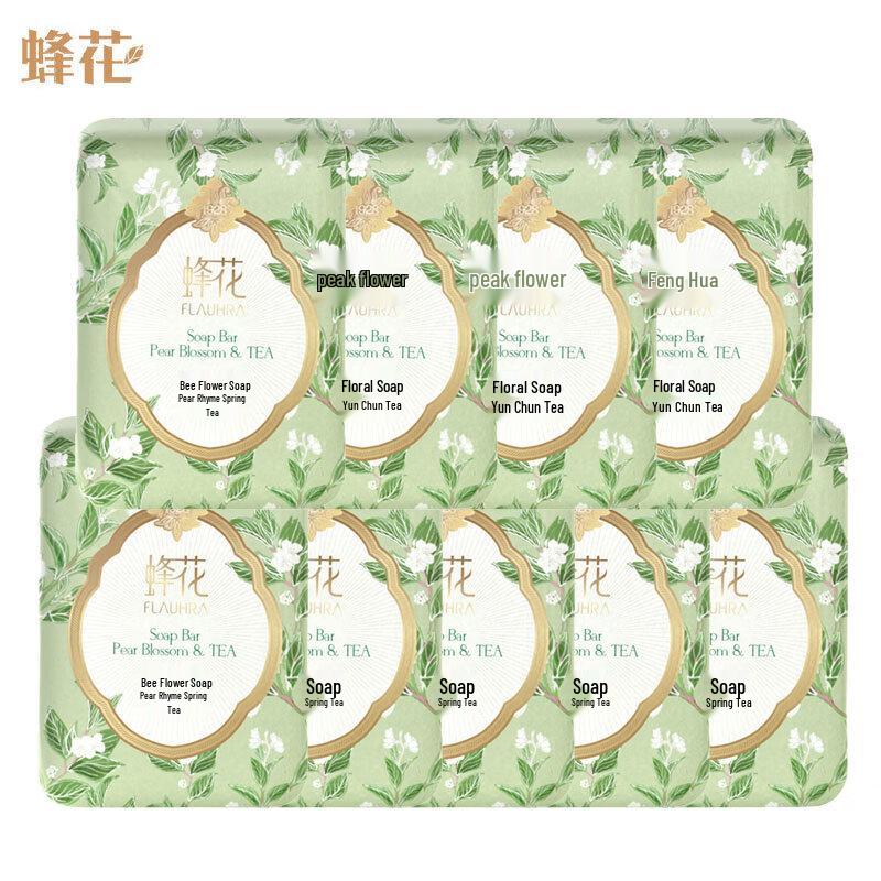 Bee Flower Pear Rhyme Spring Tea Scented Soap 9-Pack
