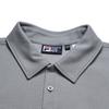 Fila Original Fashion Trend Multicolor Splicing Cotton Durable Loose Knit Long Sleeve Polo Shirt Men Polo Shirts Elegant-Gray F11M549209FGY