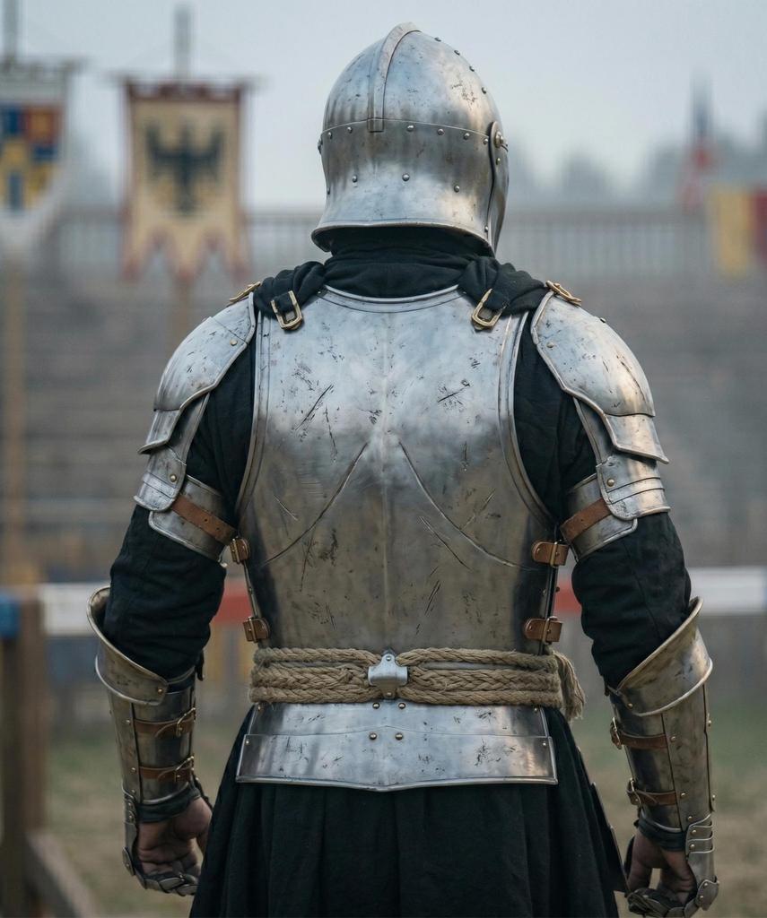 Handmade Full Body Barbuta Knight Steel Armor Medieval Outfit