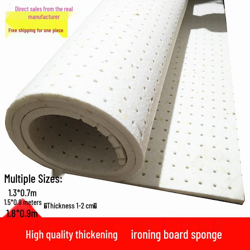 

Термостійка накладка на прасувальну дошку: Теплоізоляційна губка з повітряним всмоктуванням та різними моделями. 1.3m x 0.7m x 1cm thick