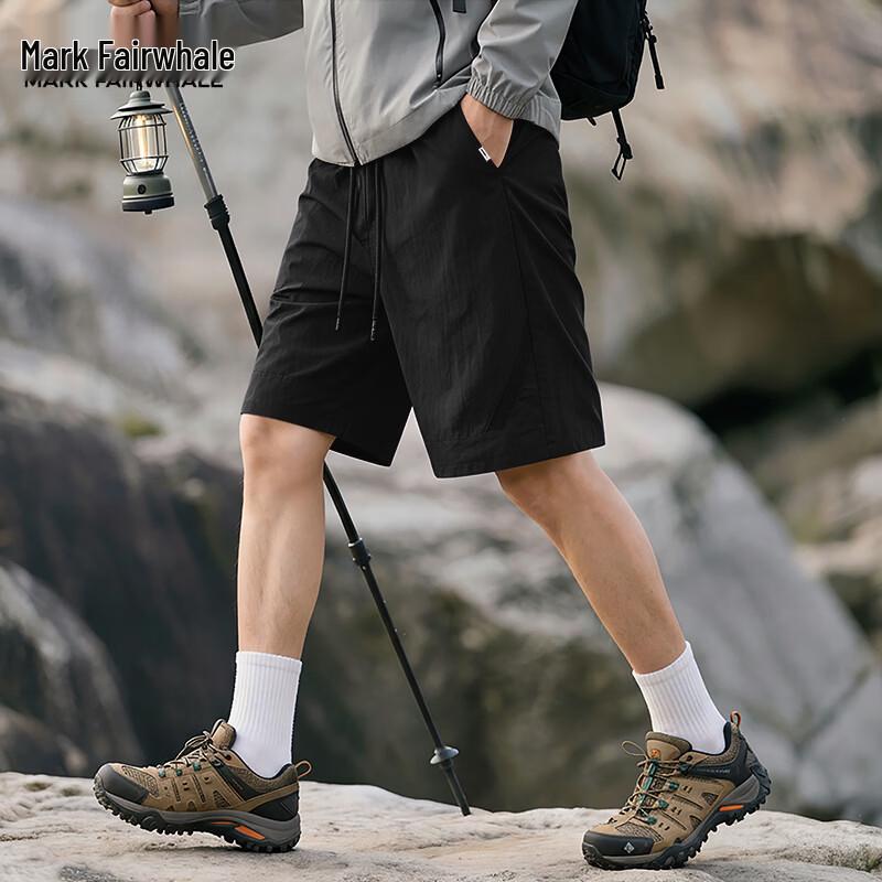 Mark Fairwhale Men s Sporty Casual Mesh Panel Shorts 4XL