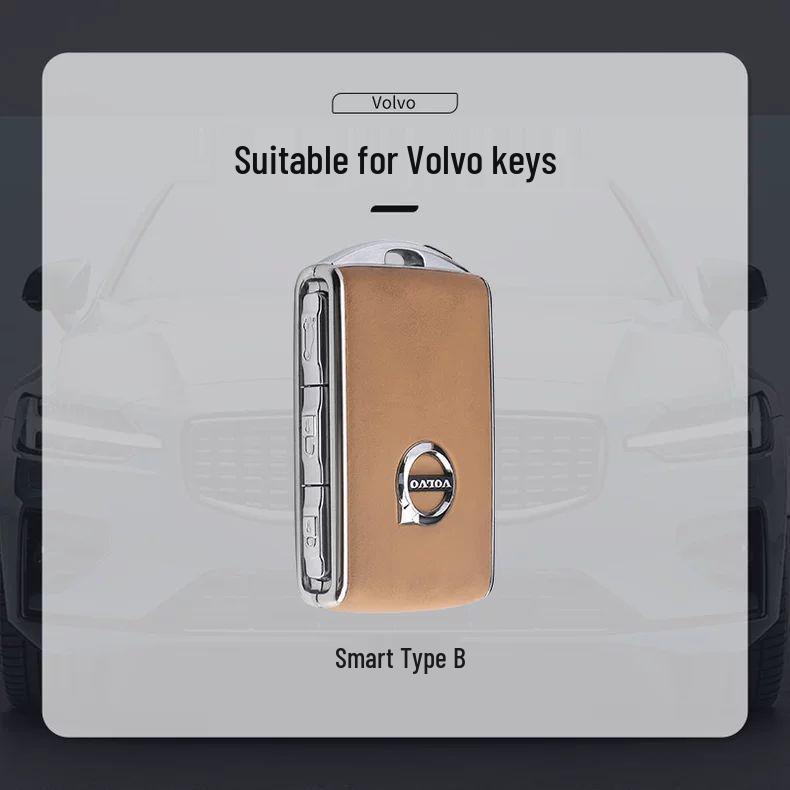 Kryt klíče Volvo: Kompatibilní s XC60, S90, S60, XC90, XC40 - Taška s přezkou pro úpravu
