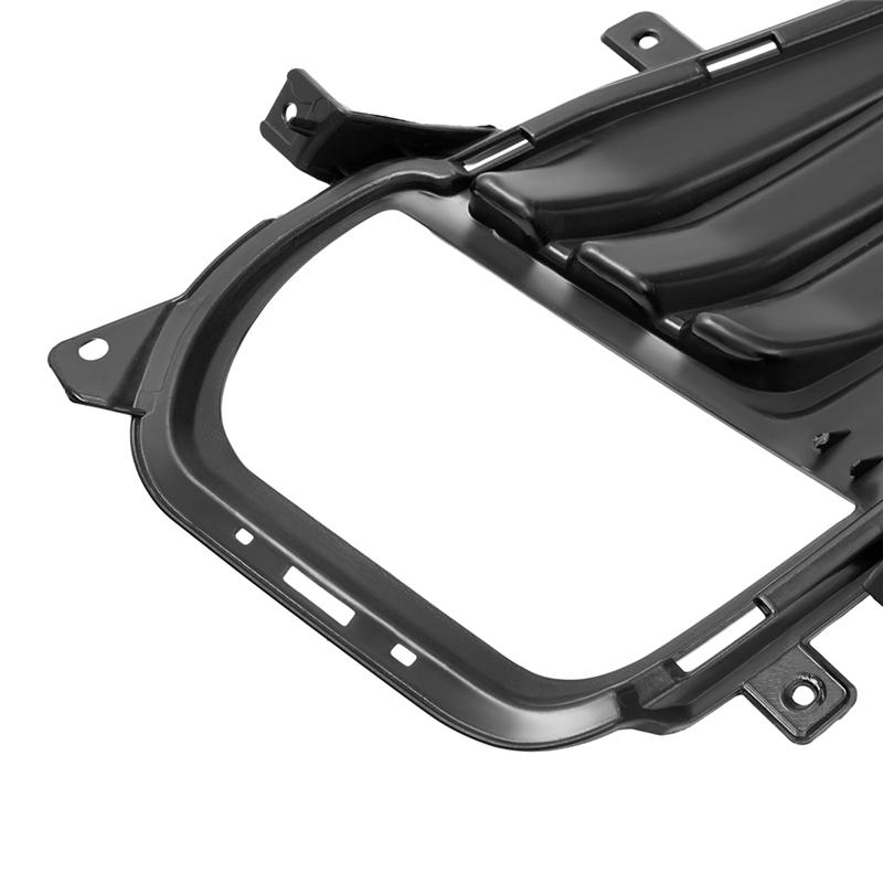 Ac29-For Ford Edge SEL ST For Chrome Front Bumper Fog Light Lamp Cover Bezel -2024 Titanium