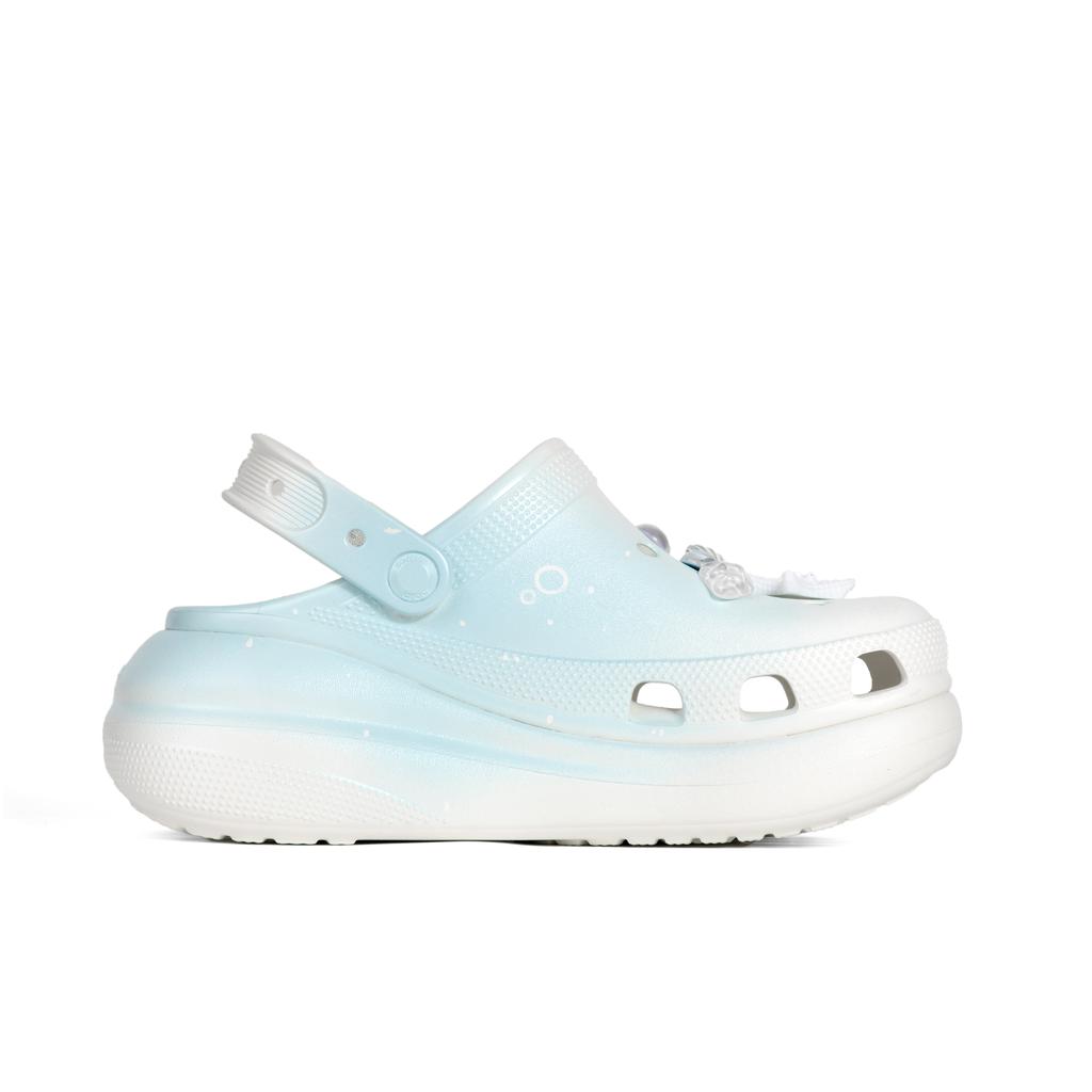 Crocs Crush Clog EVA Made in Stars Seaside Essay Handwritten Graffiti Beach Casual Comfortable Hole Shoes Women's White