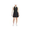 Nike Sleeveless V-Neck Dress With Cut-Out Back And Logo Women Dress Black DX1428-010