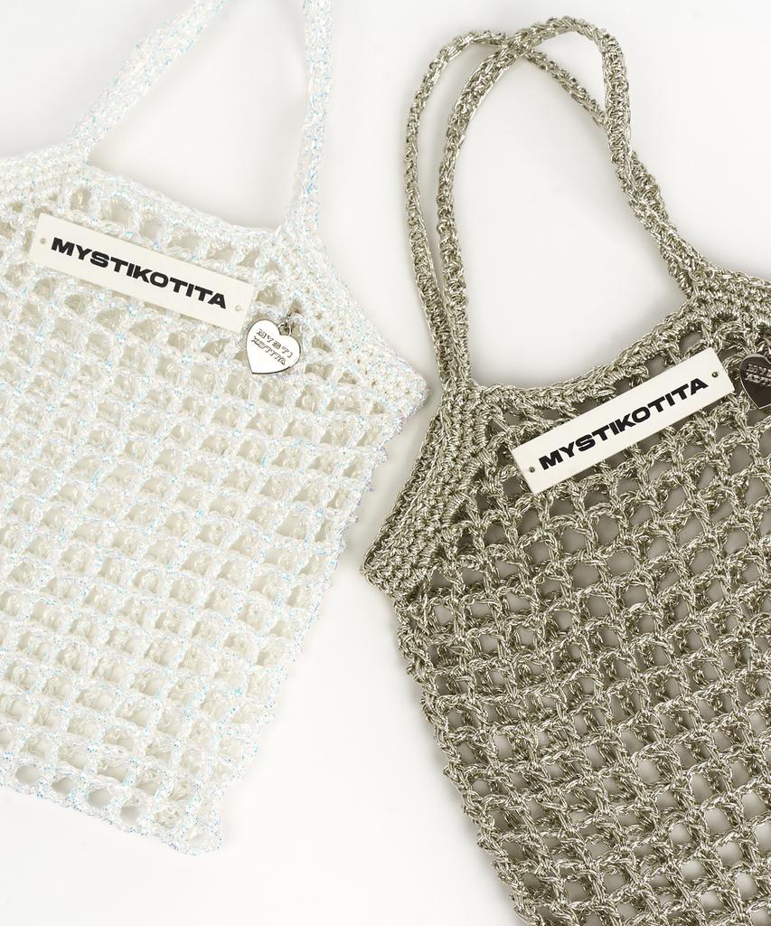 Mystikotita Mini Flat Metal Net Bag - 2 Colors