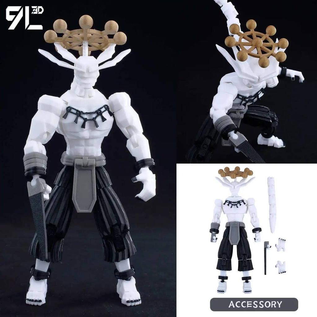 9L 3D Jujutsu Kaisen Figure Titan 13 Anime Gojo Black Outfit Model Lucky 13 Model Dummy 13 Anime Multi-Jointed Poseable Toys