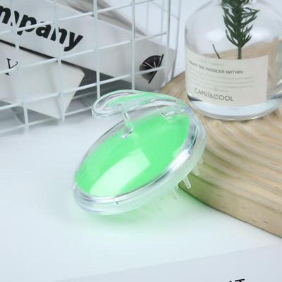 Silingfei Crystal Clear Silicone Scalp Massager Shampoo Brush