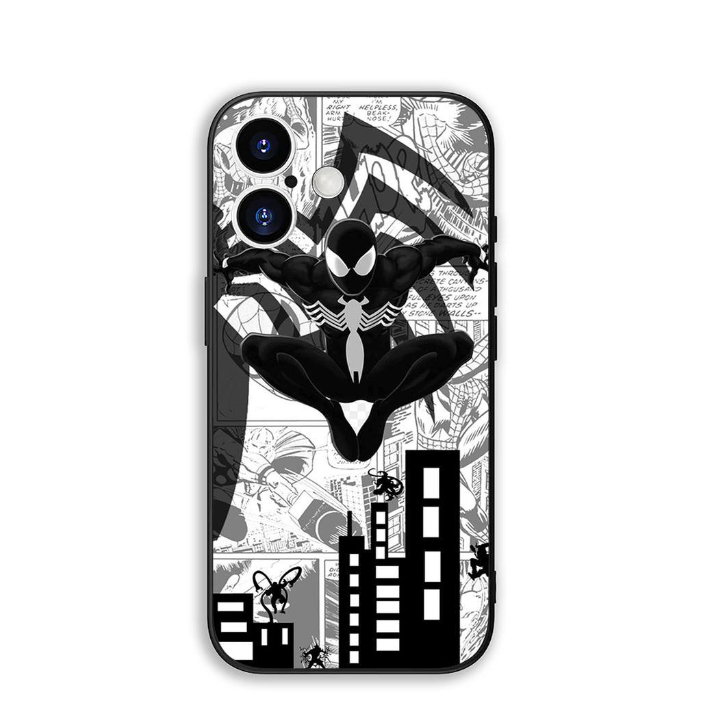 For Motorola Moto G86 G57 G67 G24 G15 G54 Power G13 G14 G34 G35 G45 G60 G53 G55 G64 G75 G72 Phone Case Venom Marvel Spider Man