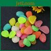 Luminous Resin Pebbles Assorted Colors For Home Garden Fish Tank 10 Pieces/bag