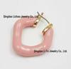Lisa Style 2021 Trendy Geometric Round Earrings: Light Luxury Design