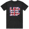 Led Zeppelin - Union Jack Type - Black T-shirt
