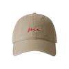 Embroidery lines, new baseball caps, men's and women's Korean simple and versatile face cap version, high-quality hat