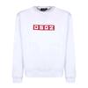Dsquared2 Felpa con Logo a Blocchi Unisex per Adulti