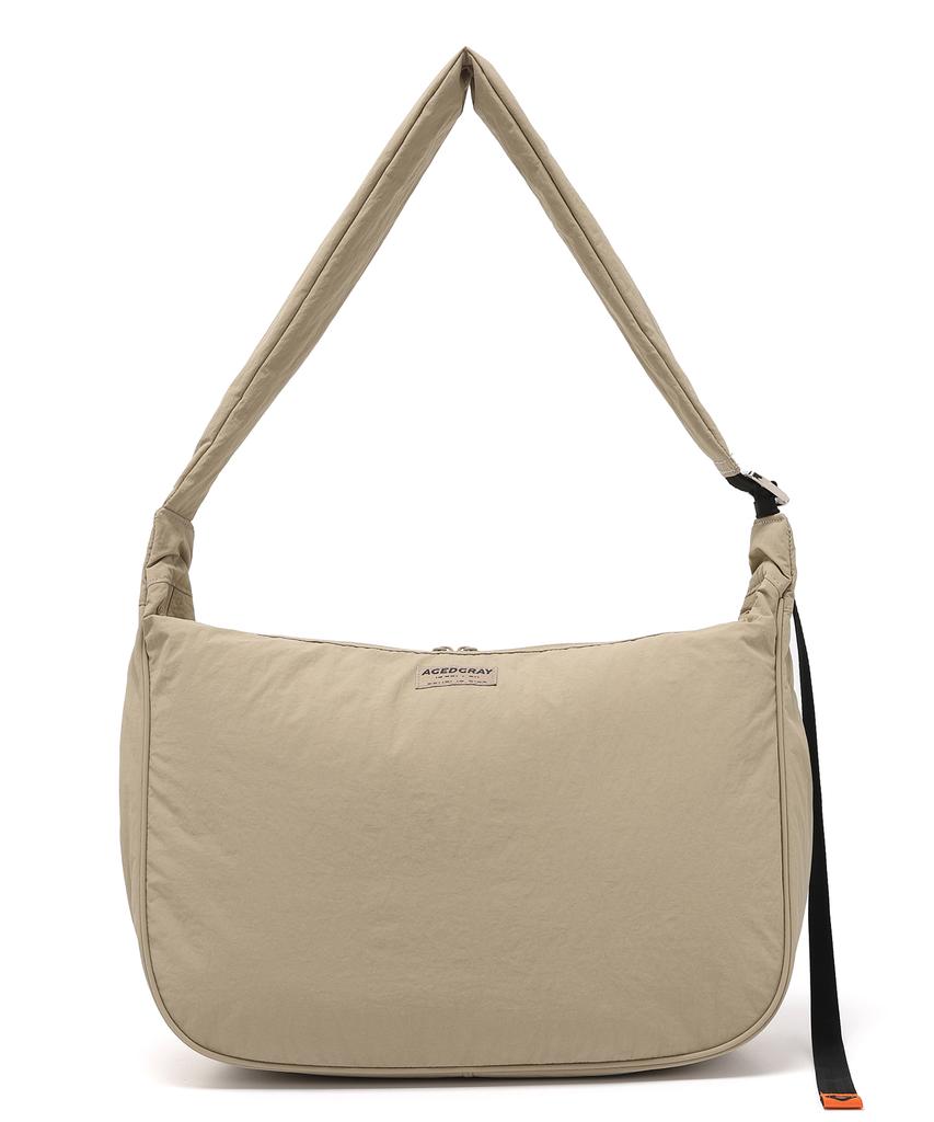 Aged Gray Longtail Messenger Bag (Beige)