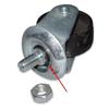 Rangierwagenheber Rollen Horizontal Schwarz Räder 12mm Schaft Direkter Ersatz Zubehör für 3 Tonnen Rangierwagenheber