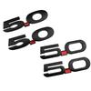 VVBK3 Car 3D Metal 5.0 Logo Decals Sticker For Ford Mustang GT GT50 2021 2020 2019 2018 Rear Trunk Body Badge Emblem Styling Stickers