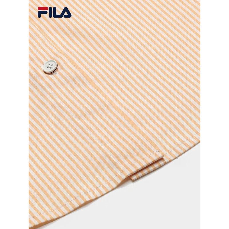 FILA Women's Striped Woven Long Sleeve Shirt