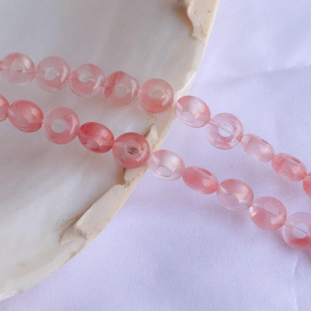 10mm Hollow Round Spacer Beads for DIY Jewelry Crafting