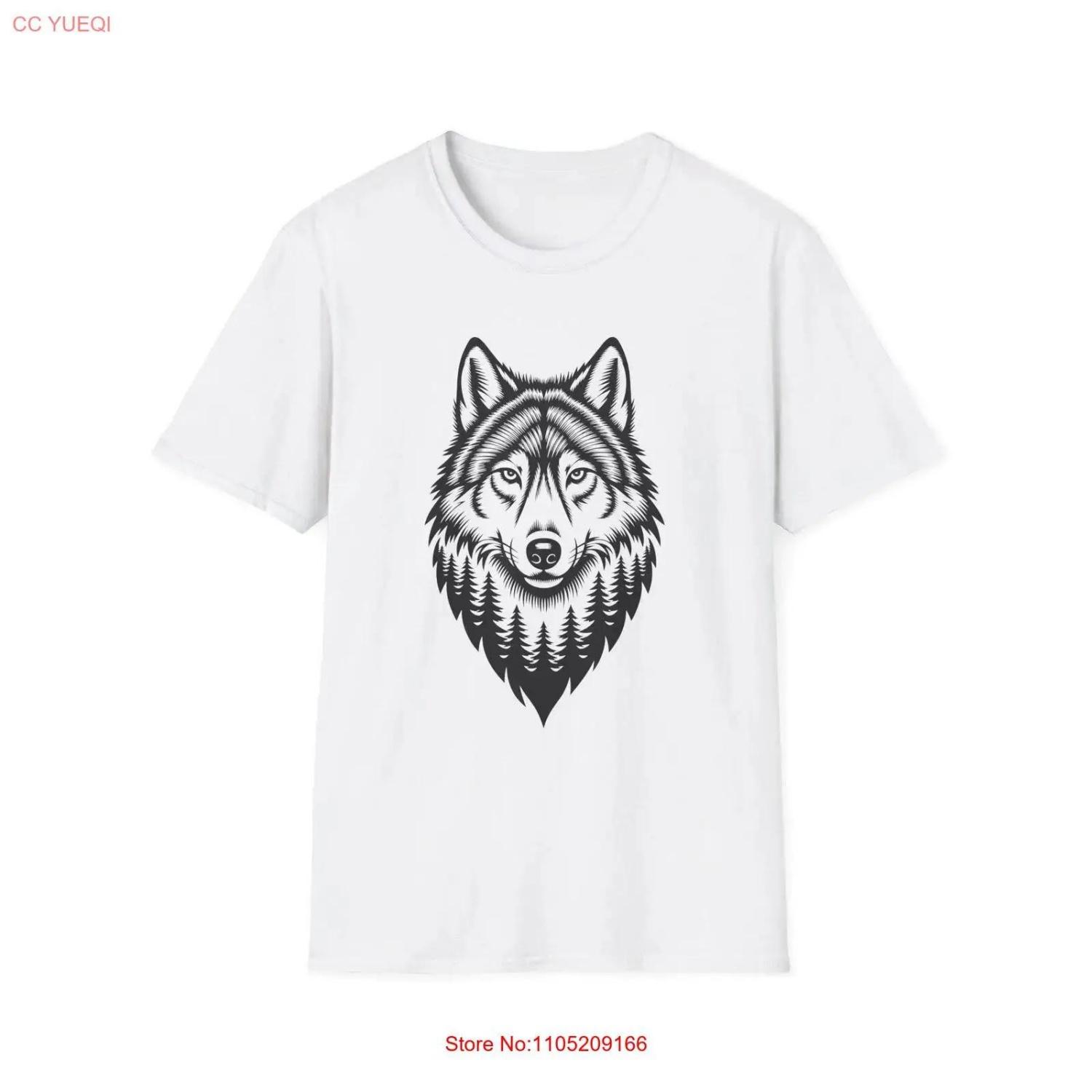 

Wolf Nature T Shirt Wildlife Forest Animal Outdoor Adventure Top Wilderness Vintage Washed Comfortable Top For Everyday Wear XXXXXL чорний