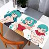DBZ Dragon Ball Bulma Large Mouse Pad Carpet Laptop Pc Gamer Keyboard Mat XXL Mousepad Edge White Tassel Rubber Table Mat