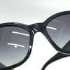 Chanel OCH5450-A Embroidered CC Mark Eyewear Sunglasses Plastic Black