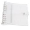 1Pc Transparent Notebook Binder Student Planner Binder Office Supplies 6 Ring A7/A6/A5