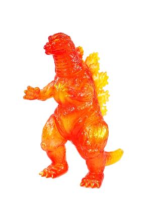 CCP Medium Size Series 54th Death Godzilla Burning Approximately 12cm PVC Figure Ver. Clear, Tall, Pre-painted
