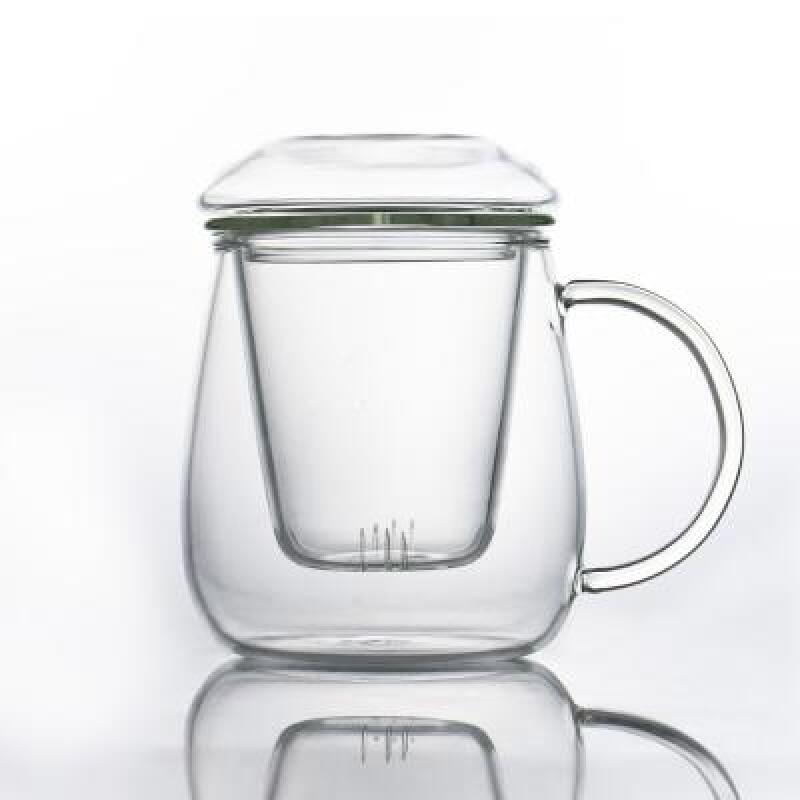 [RELEA] Hitzebeständige Glas-Filter-Teetasse - 500ml