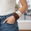 Bohemian C-shaped Open Bracelet Vintage Chunky Bangle Unique Acrylic Bangle  Gift