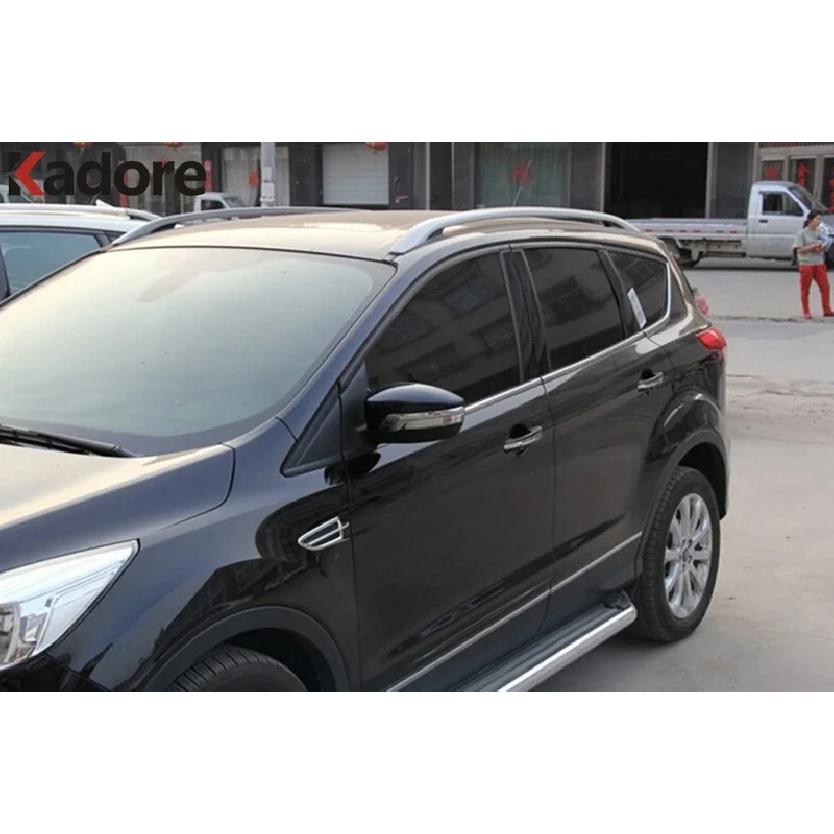 For Ford Kuga Escape Ecosport 2013 2014 2015 Chrome Side Door Rearview Mirrors Strip Cover Trim Car Accessories
