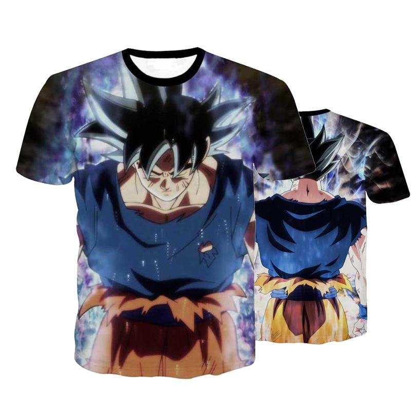 Adult cartoon trendy printed personalized casual T-shirt men