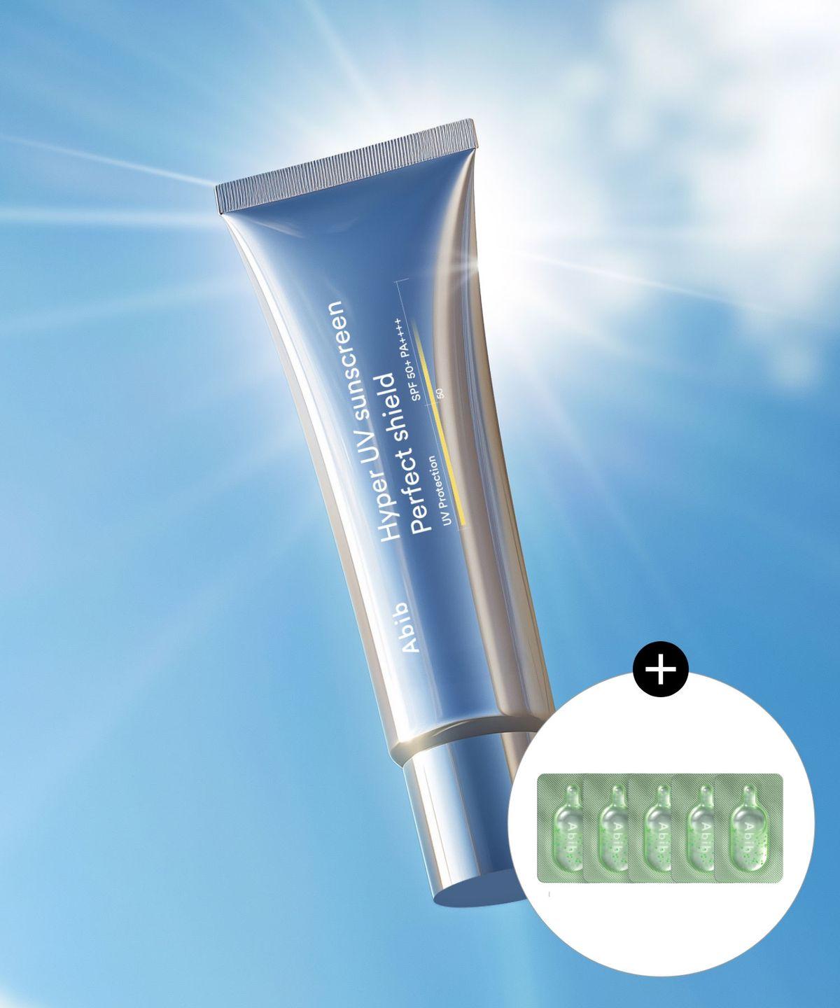 Hyper UV Sun Cream Perfect Shield 50ml (+Houttuynia Cordata Serum 5ml)