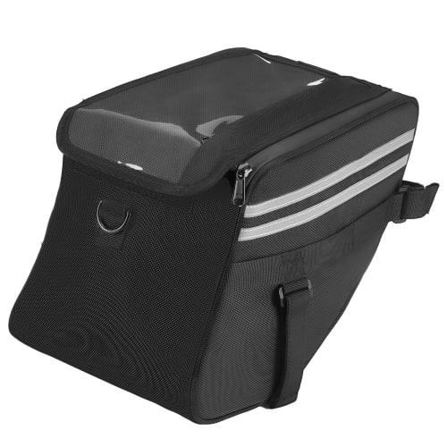 KEMIMOTO Center Bag, Motorcycle Waterproof Bag, Center Carrier Bag, Built-in Sorting Pocket, Holds Smartphone, Operable, Can Be Used with Bike Center