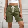 Women's Fashion Drawstring Casual Pocket Sports Shorts