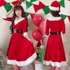 Christmas Costume Adult Female Christmas Costume Holiday Party Dress Up Santa Claus Long Dress Dress