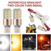 2X Car Signal Light T15 W16W Led Bulb W5W 4014 Led Lights Canbus No Error High Power Two-Color Reverse Back Parking Lamp 12V