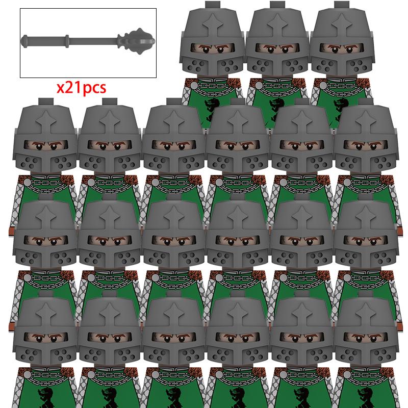 

Medieval Middle Ages Knights Soldiers Crusader Roman Spartan Warriors Action Figures Building Blocks Bricks kids Toys gifts